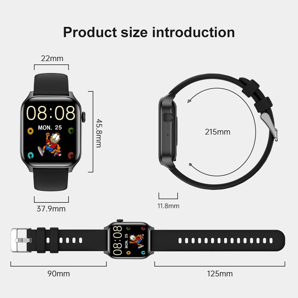 1.85 Inch Ip67 Waterproof Sports Health Monitoring Bluetooth Call Smart Watch - Pink 8
