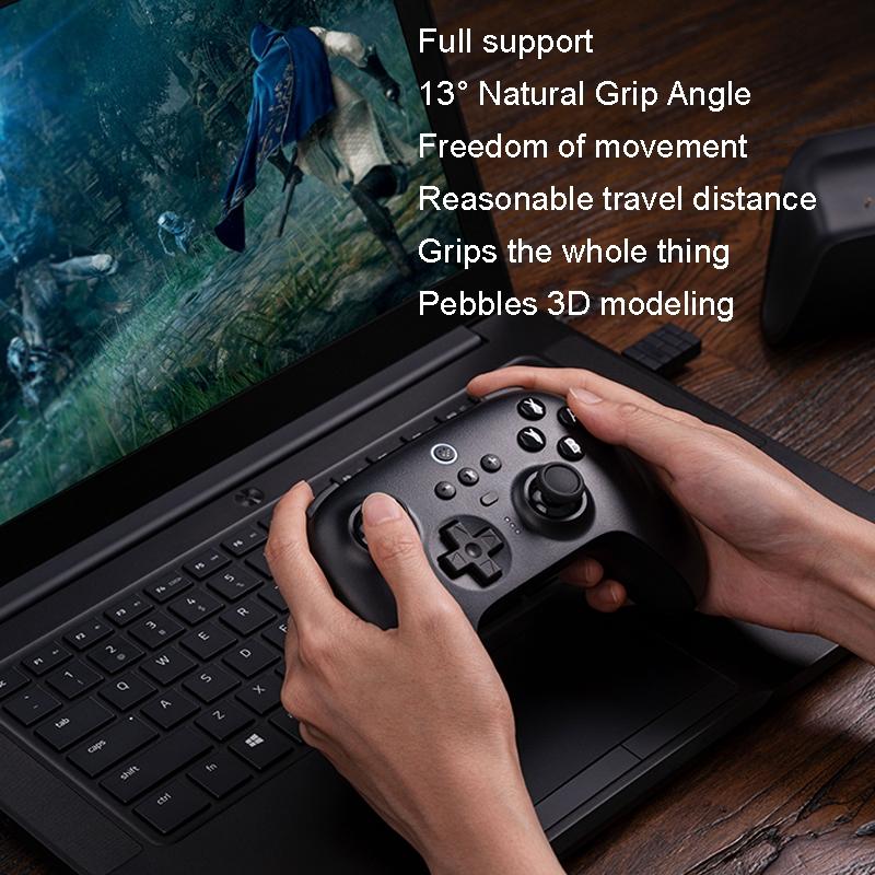 Wireless Gaming Controller for Switch / Pc - Tooth Design - Black 11