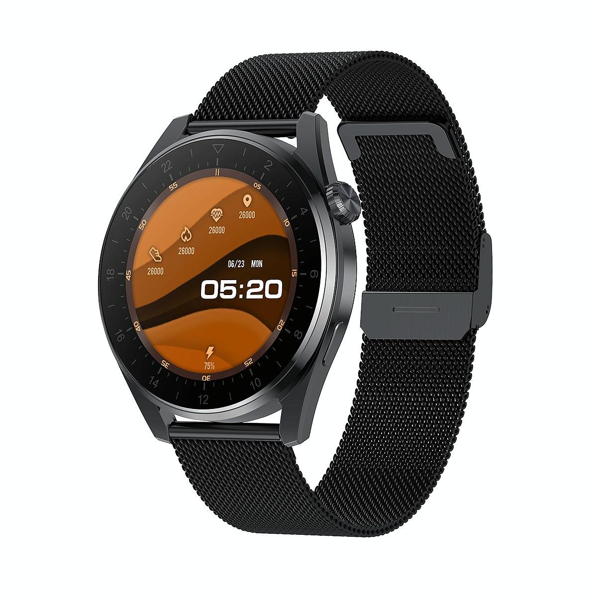 Waterproof Steel Smartwatch With Colour Screen - Ip68 - Silver 11