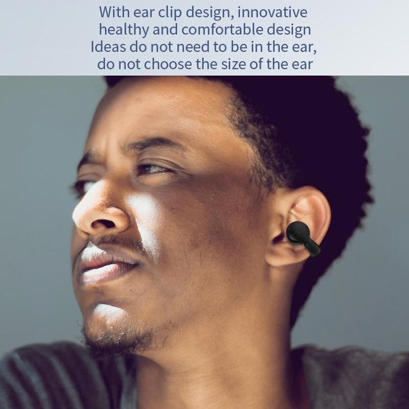 Wireless Bone Conduction Earphone - Single Ear Clamp Design - White 5