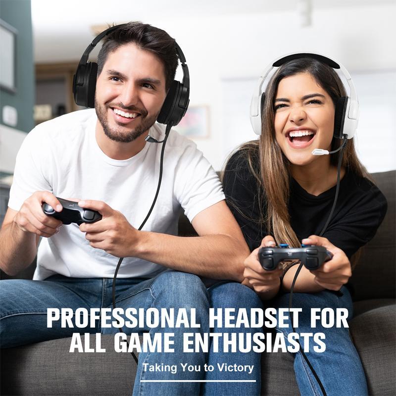 Omni-Directional Esports Headset 1.9M Length - White 7