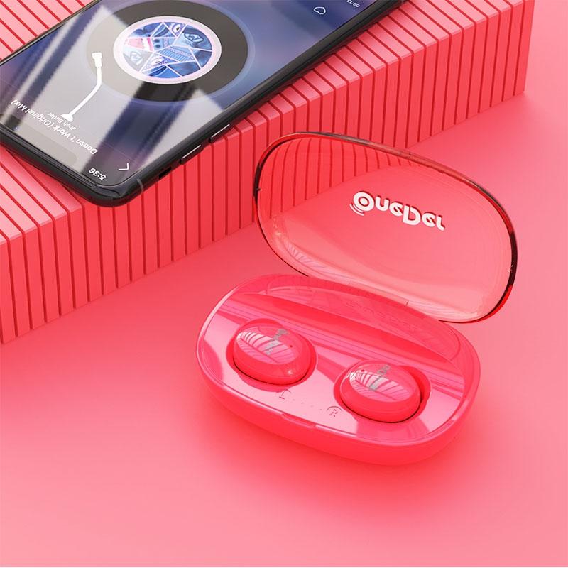 Waterproof Tws Bluetooth Earphones - Hd Stereo Sound - Red 6
