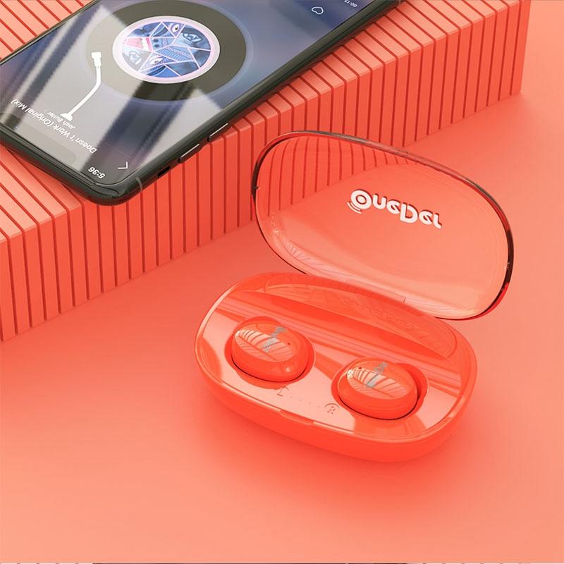 Waterproof Tws Bluetooth Earphones - Hd Stereo Sound - Red 15