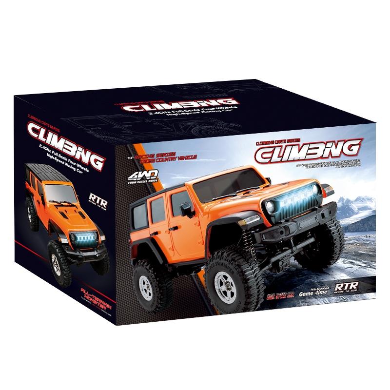Off-road Climbing Rc Vehicle with 4wd Drive - Orange 12