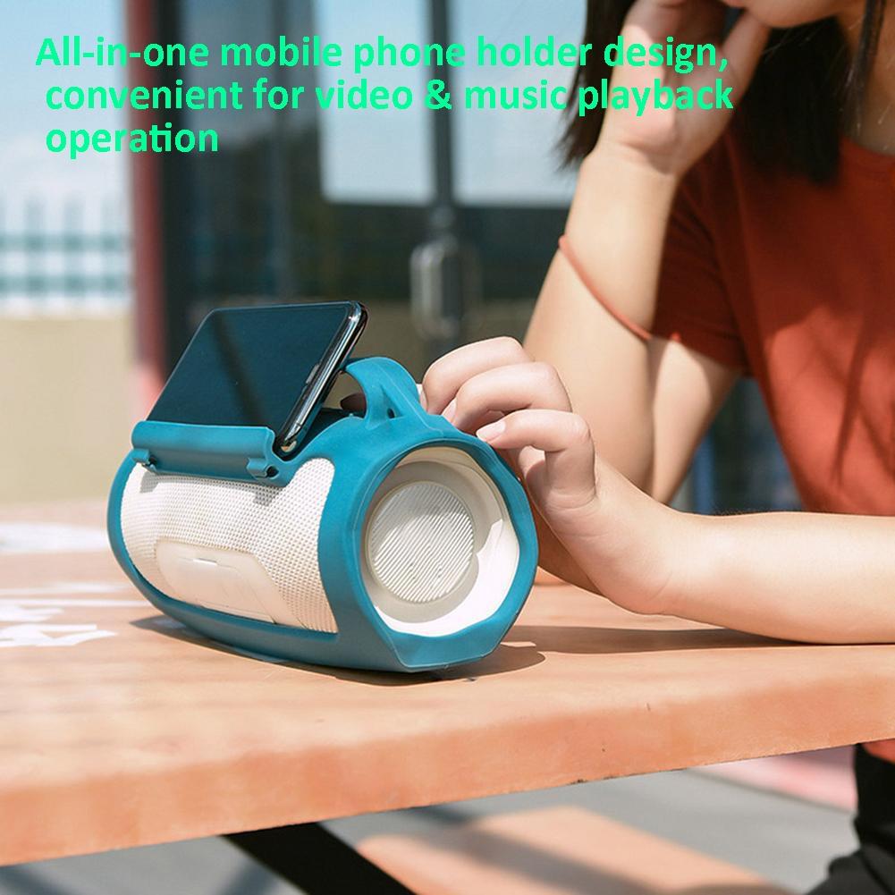 Shockproof Silicone Cover for Jbl Charge4 Bluetooth Speaker - Ocean Blue 4