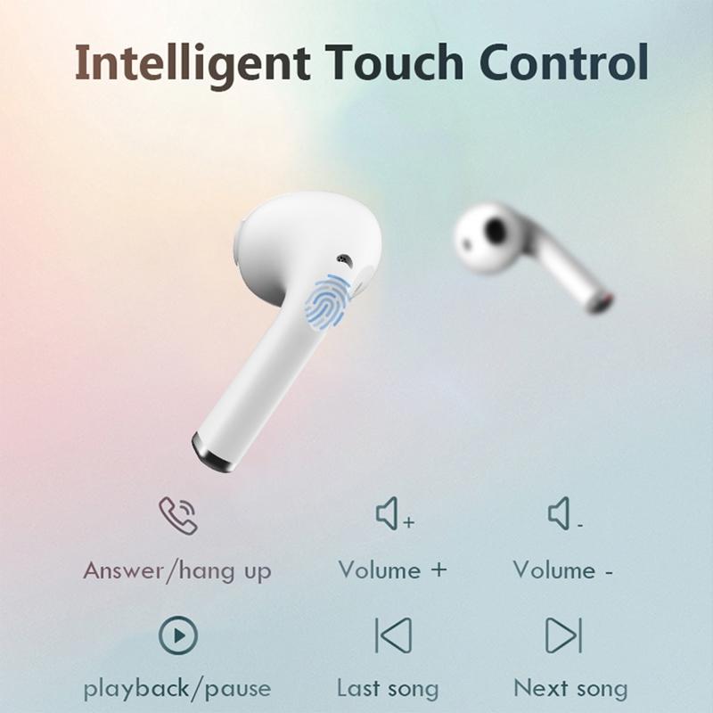 Led Display Bluetooth 5.1 Earbuds with Charging Case - Black - Sya00844601B 5