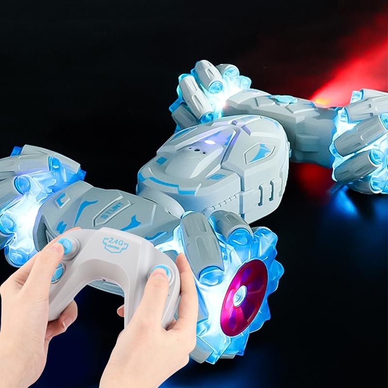 Stunt Car with 2.4g Remote Control - Single Rc Torsion Design - Blue 8