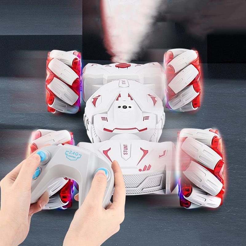 Stunt Car with 2.4g Remote Control - Single Rc Torsion Design - Blue 9