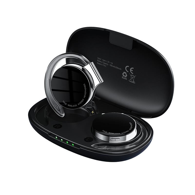 Waterproof Wireless Bluetooth Earphones with Noise Reduction - t & g F2 - White