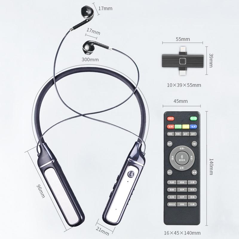 Wireless Sports Earphones with Bluetooth 5.3 and Built-in Sound Card - White 4