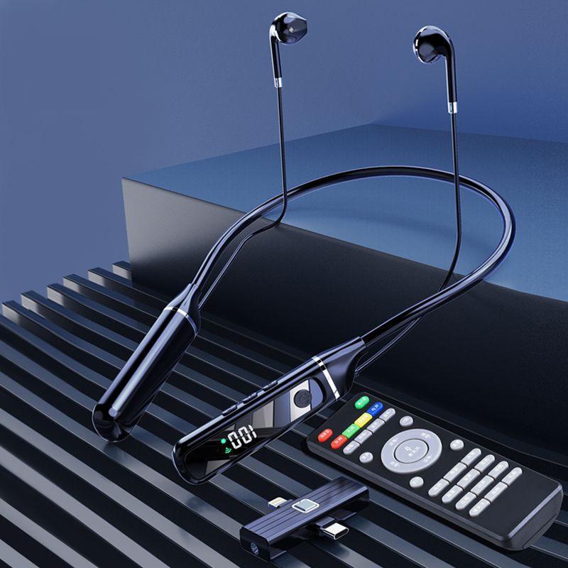 Wireless Sports Earphones with Bluetooth 5.3 and Built-in Sound Card - White 10