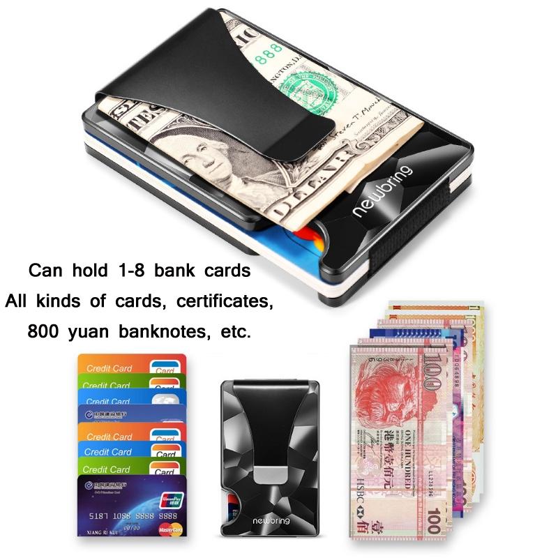 Anti-magnetic Metal Card Holder for Multiple Cards - Large - Diamond Pattern 5