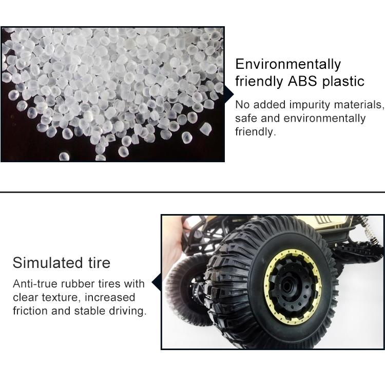 1:8 Alloy Remote Control Climbing Car Off-road Vehicle Toy - Black 5