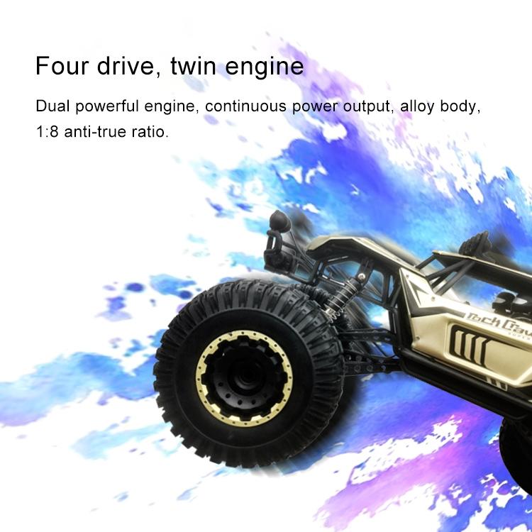 1:8 Alloy Remote Control Climbing Car Off-road Vehicle Toy - Black 7