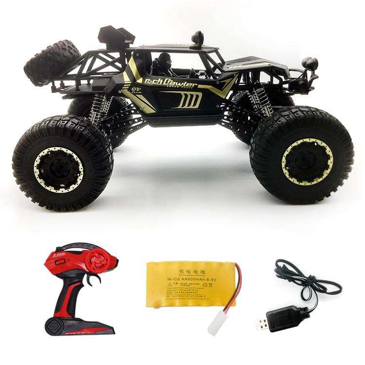 1:8 Alloy Remote Control Climbing Car Off-road Vehicle Toy - Black 8