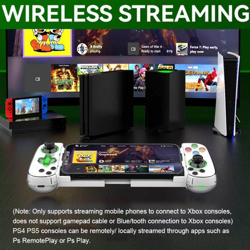 Versatile Retractable Gamepad for Pc / Android / Ios / Win / Mac / Switch - White 11