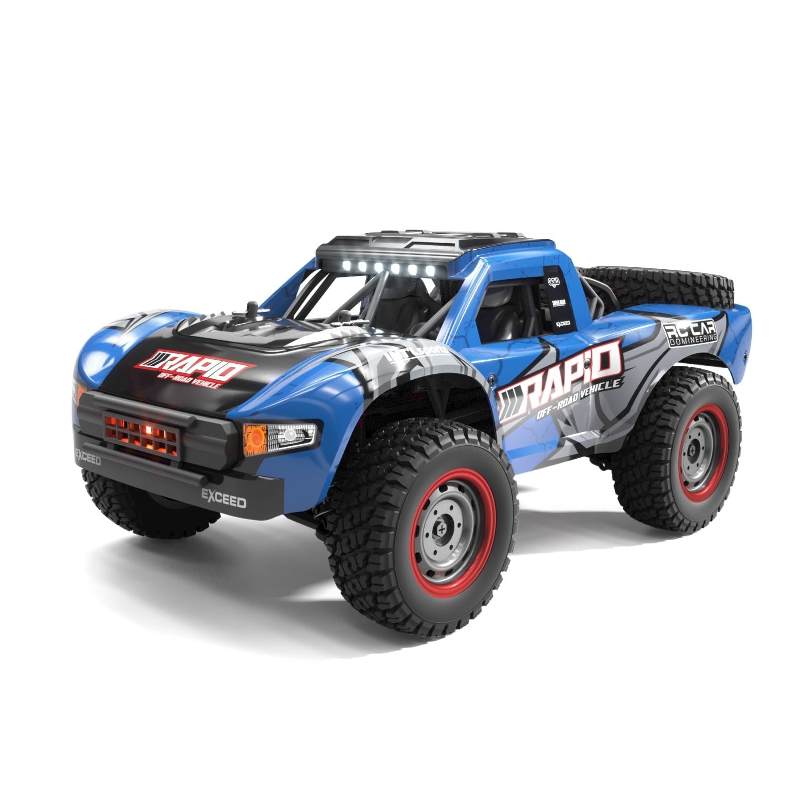 High-speed 4wd Pickup Rc Car with Full-scale High-brush Design - Red 15