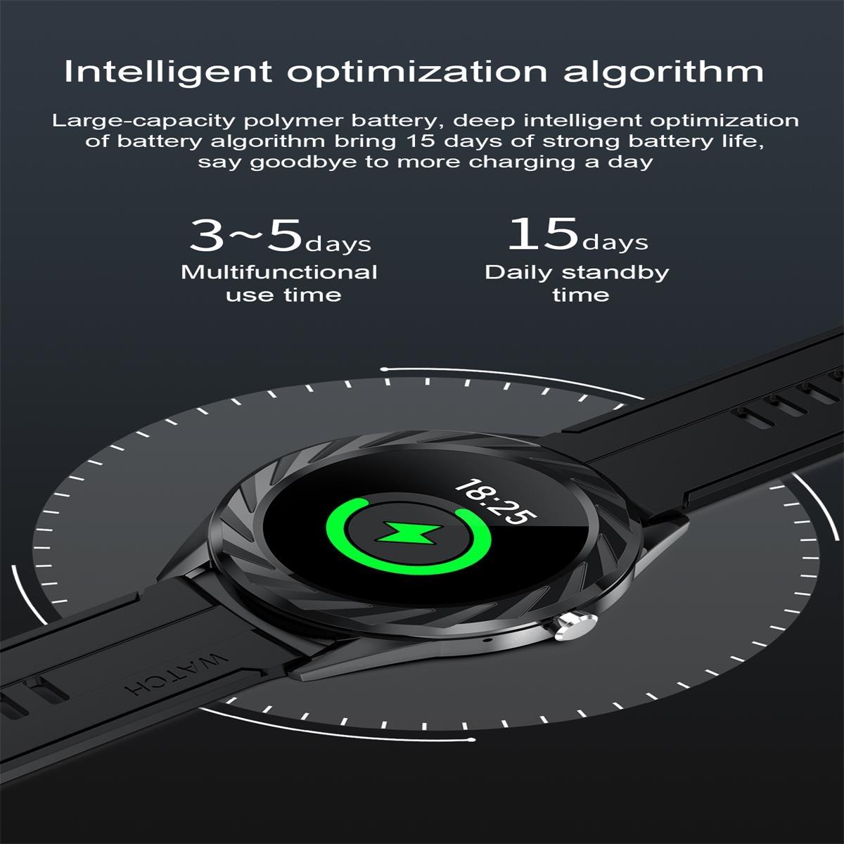 Smart Watch With Bluetooth Call And Health Monitoring - Ip67 Waterproof - Red 6