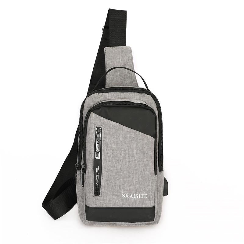 Men Crossbody Bag For Outdoor Sports Leisure - 1-Grey
