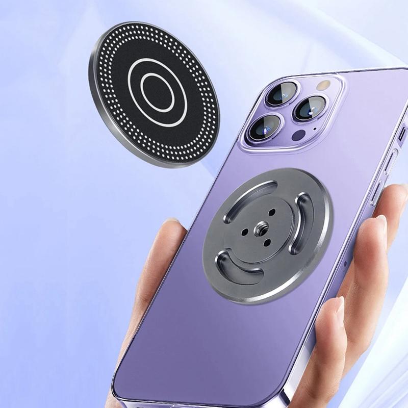 Universal Magnetic Phone Holder for Tripod and Magic Arm - Black 3
