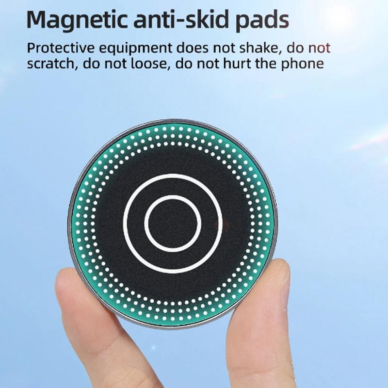 Universal Magnetic Phone Holder for Tripod and Magic Arm - Black 12