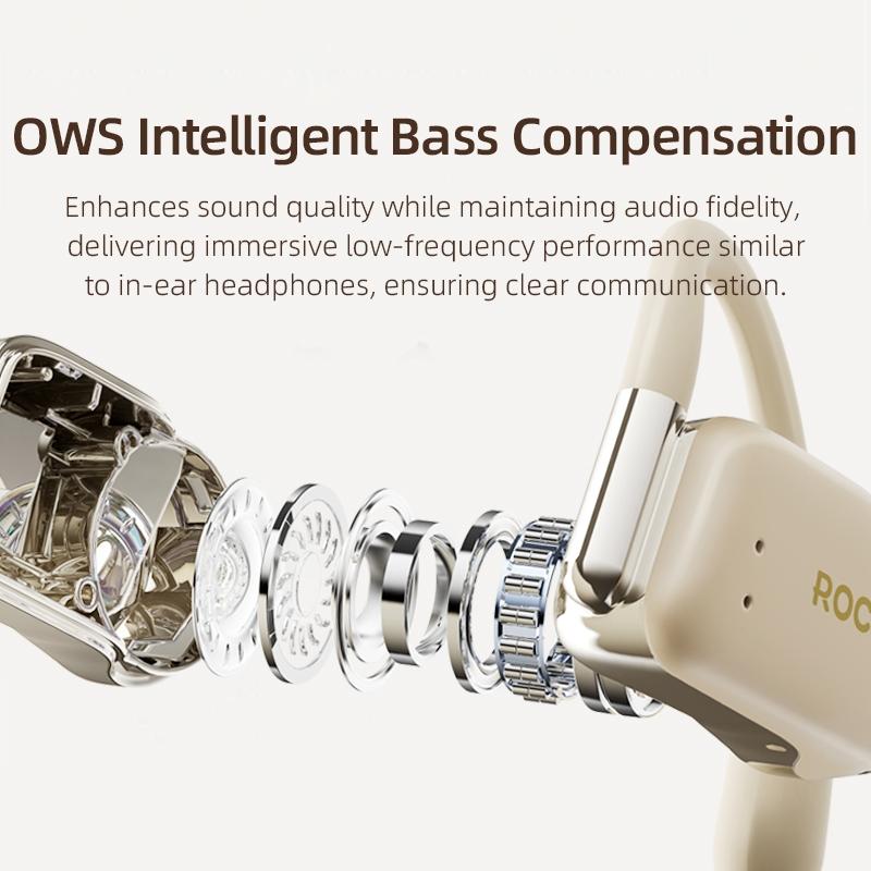 Open Earhook Bluetooth Earphones - X900 - Beige 5