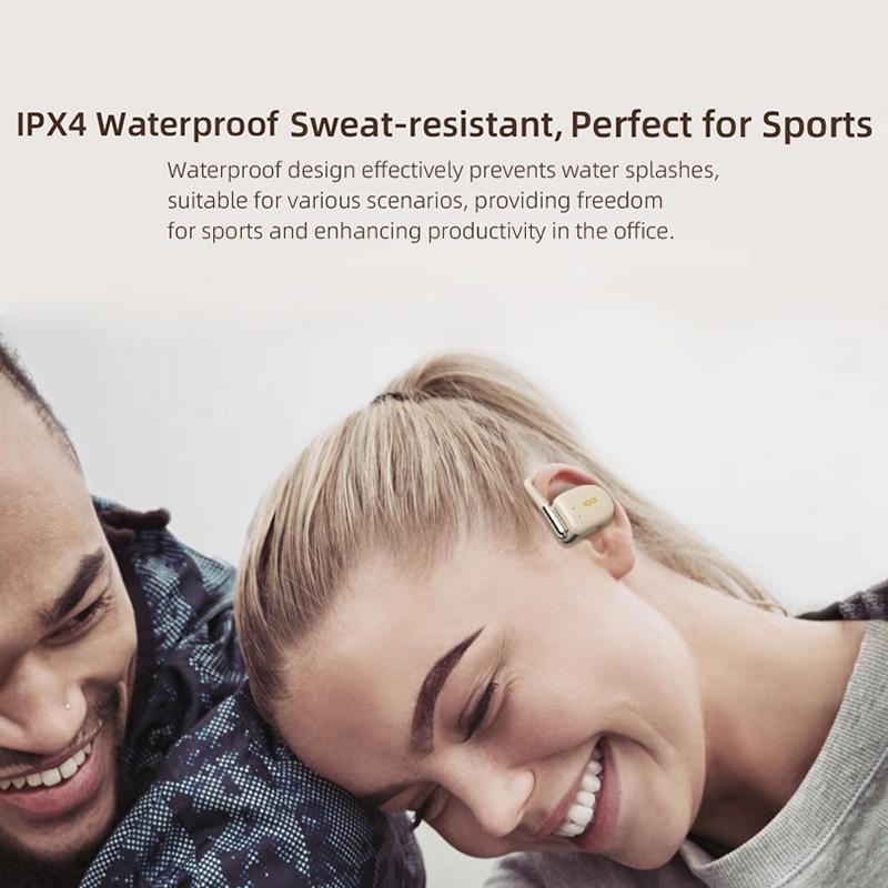 Open Earhook Bluetooth Earphones - X900 - Beige 6