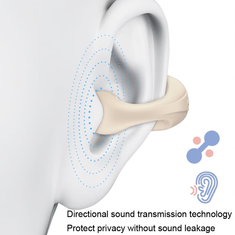 Mini Bone Conduction Bluetooth Earphone for Running and Sports - Skin Colour 12