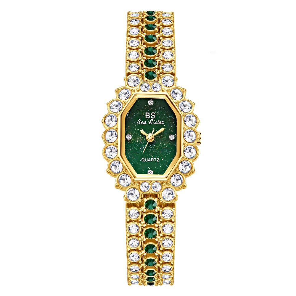 Sparkling Full Diamond Women Watch - Niche Glitter - Silver Blue 6