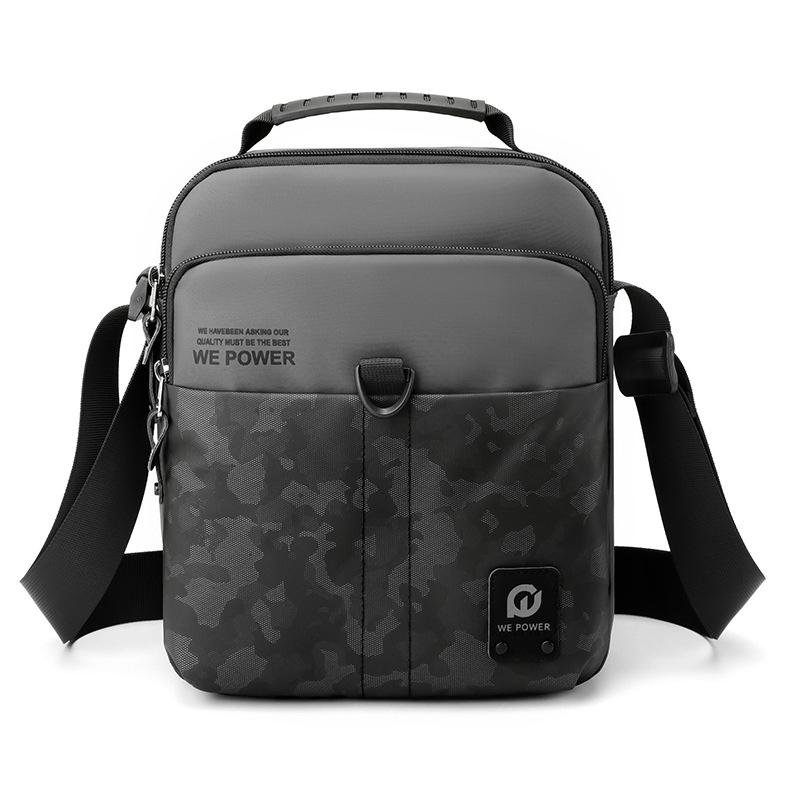 Outdoor Sport Messenger Bag Street Casual Design - Grey