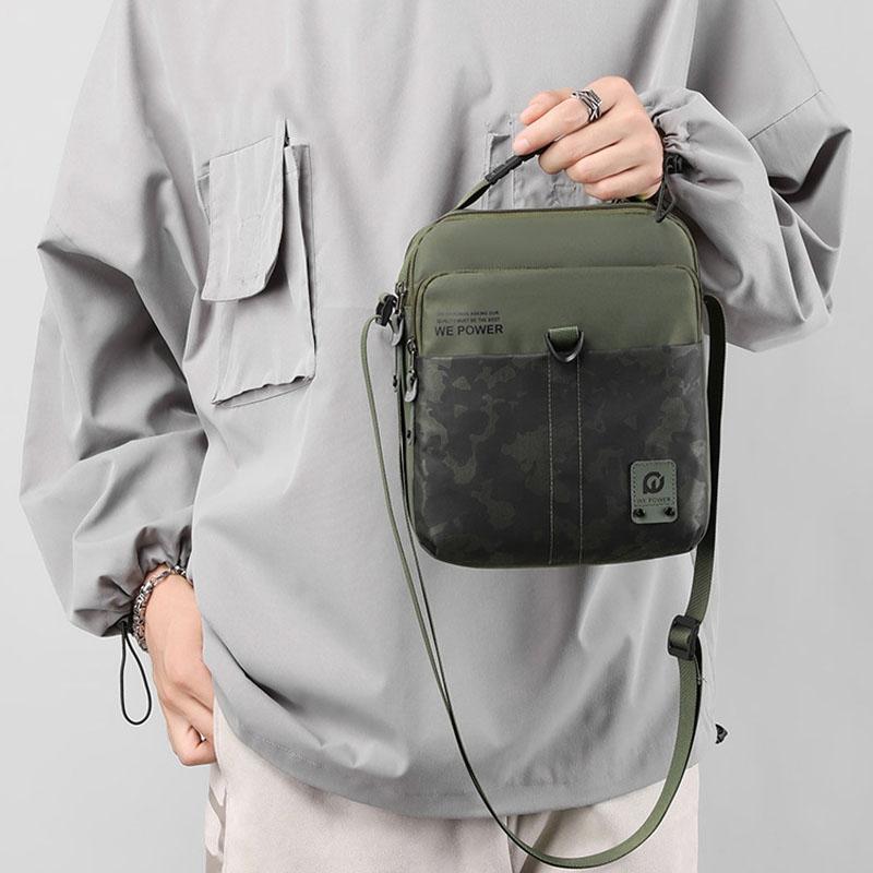 Outdoor Sport Messenger Bag Street Casual Design - Grey 3