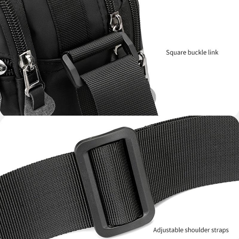 Outdoor Sport Messenger Bag Street Casual Design - Grey 6