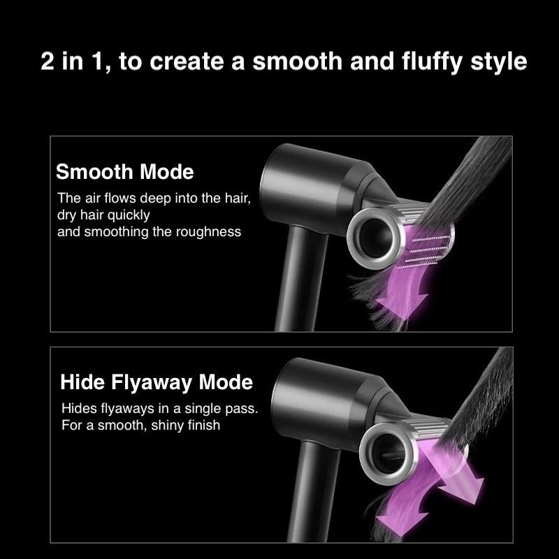 Smooth Flyaway Nozzle for Dyson Hair Dryer - Copper Nickel - Copper Nickel Color 8