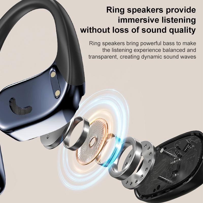 Wireless Bluetooth Earphones - Zga Gs18 Blade Ai - Beige 5
