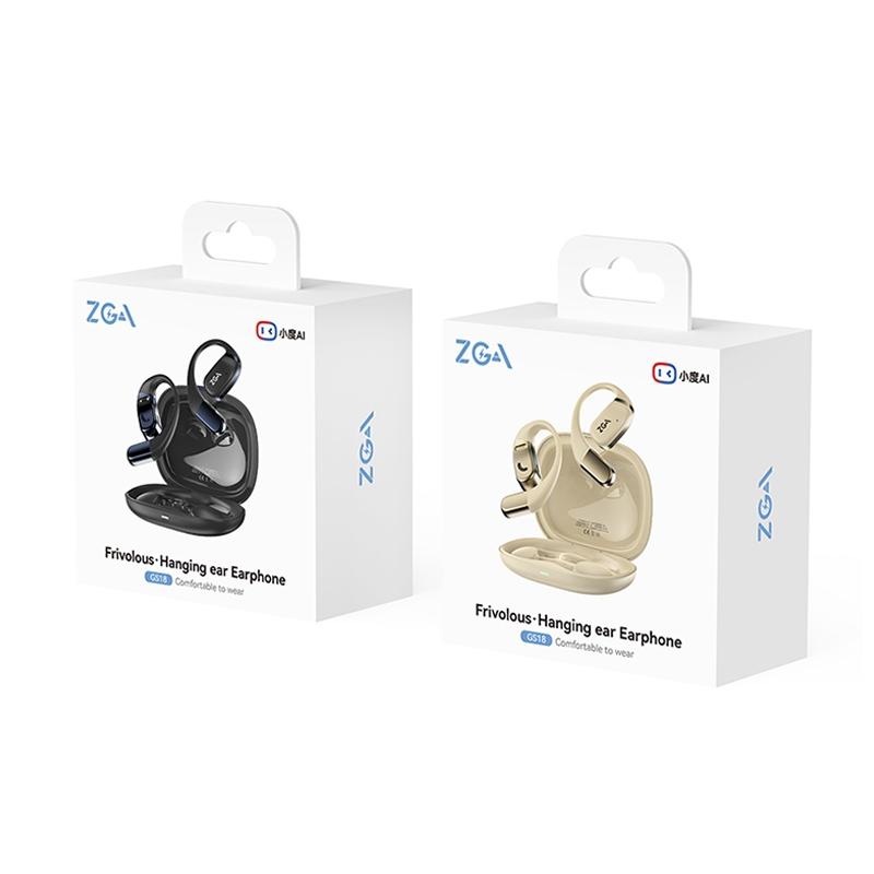 Wireless Bluetooth Earphones - Zga Gs18 Blade Ai - Beige 8