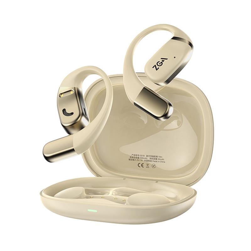 Wireless Bluetooth Earphones - Zga Gs18 Blade Ai - Beige 9