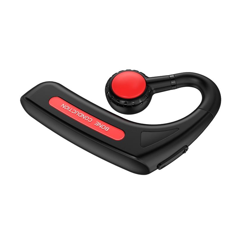 Wireless Bone Conduction Bluetooth Headset - Hanging Ear Design - Blue 3