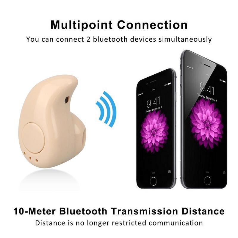 Wireless Bluetooth Earphone - Mini In-ear Sport Handsfree - White 6