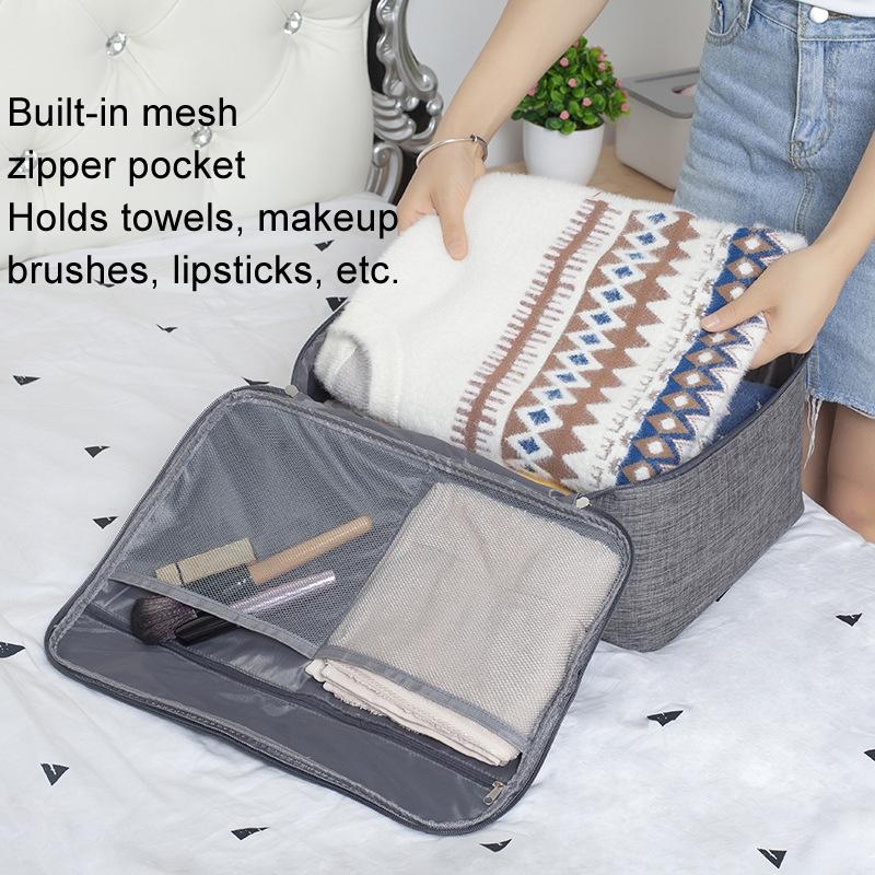 Large Capacity Cationic Trolley Suitcase for Trip Storage - Grey 6