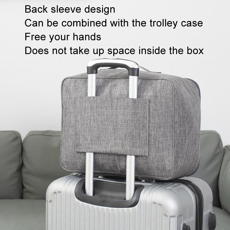 Large Capacity Cationic Trolley Suitcase for Trip Storage - Grey 8