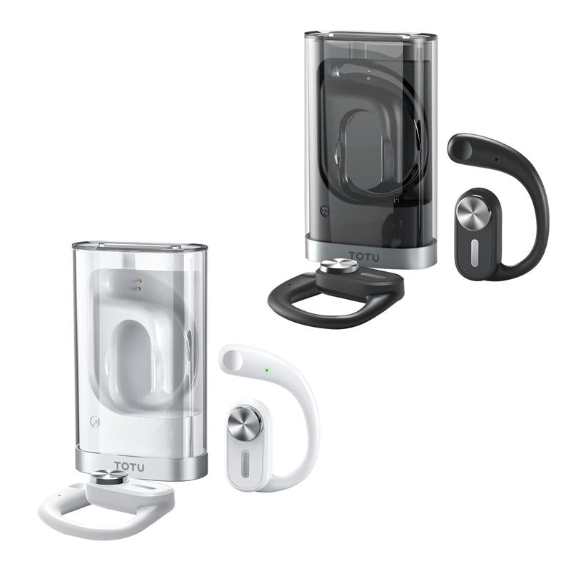 Wireless Bluetooth Earphone - Ear-hanging Design - White 3