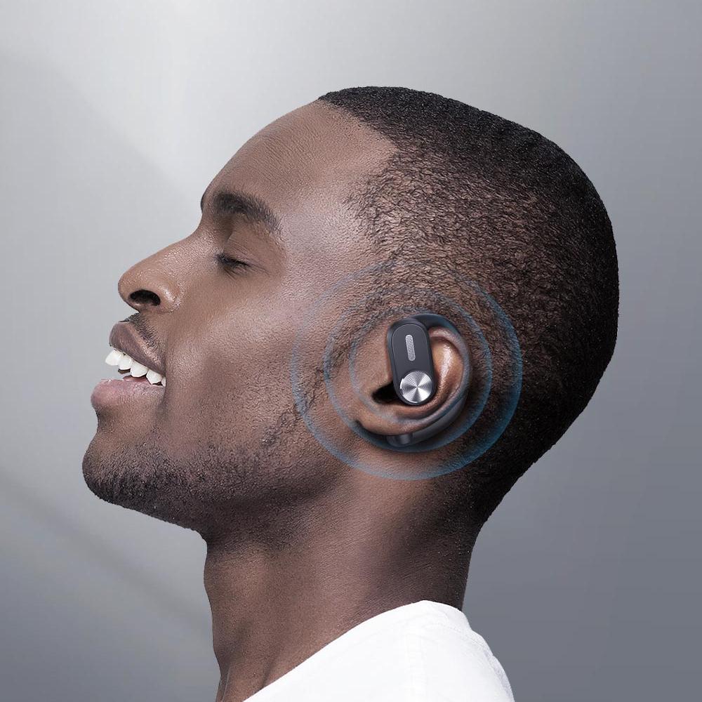 Wireless Bluetooth Earphone - Ear-hanging Design - White 6