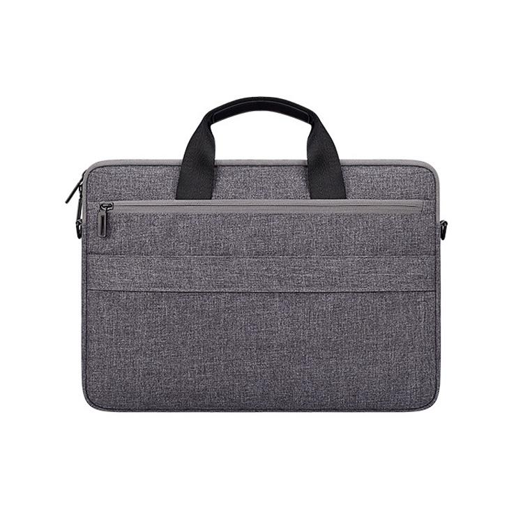 13.3 Inch Laptop Handheld Briefcase Storage Bag - no Shoulder Strap - Grey 6