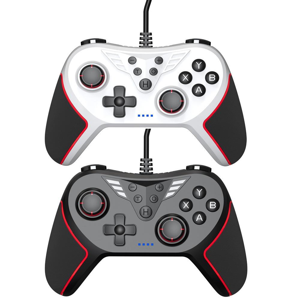 Usb Gamepad with Vibration and Burst for Switch / Pc - Black 3