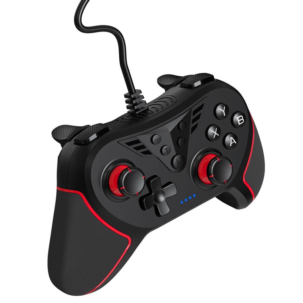 Usb Gamepad with Vibration and Burst for Switch / Pc - Black 4