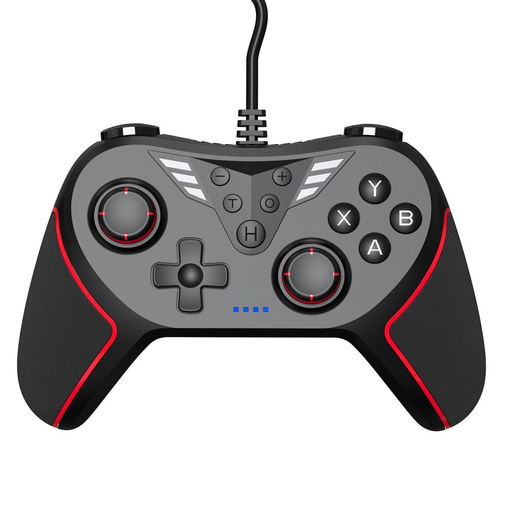 Usb Gamepad with Vibration and Burst for Switch / Pc - Black 8