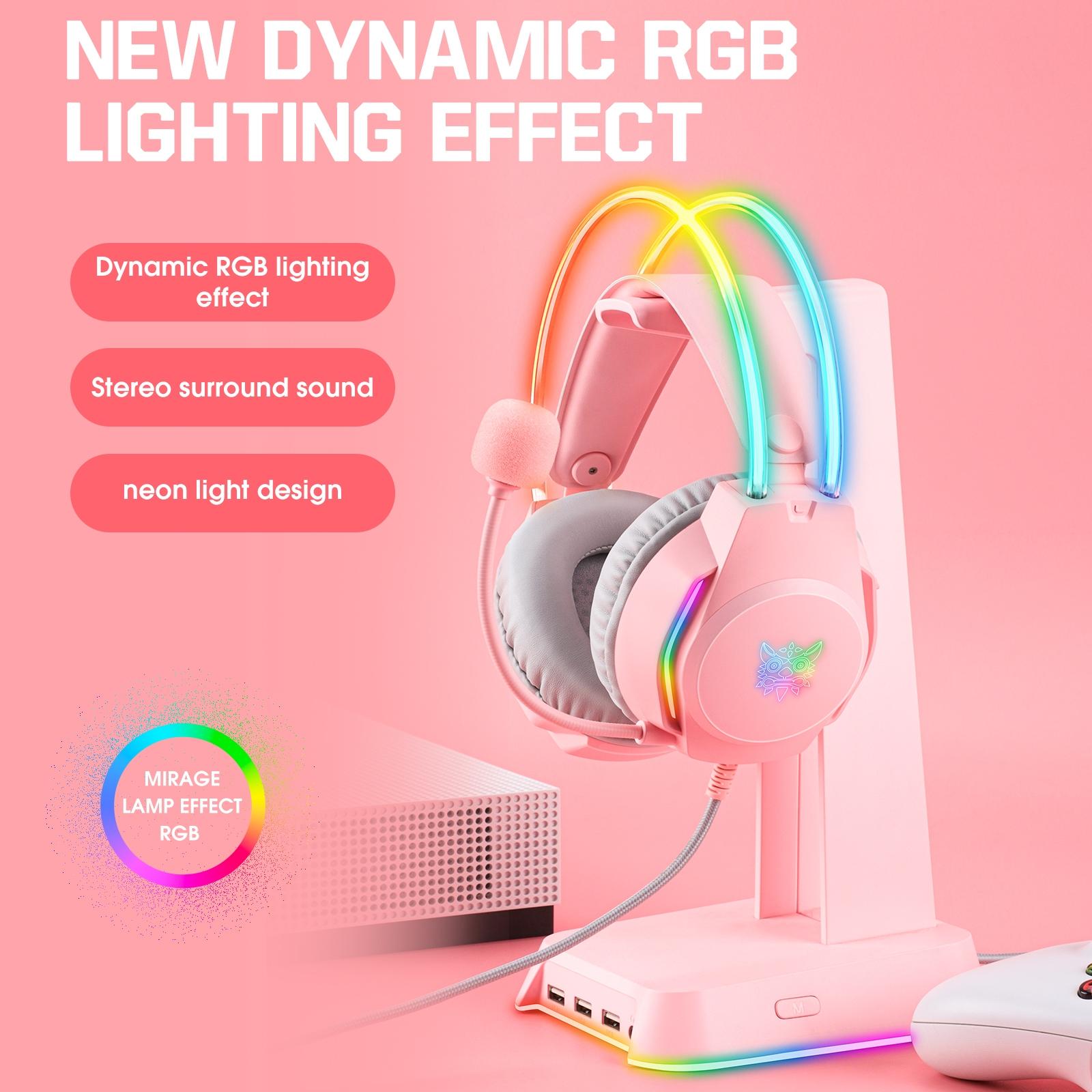 Rgb Wired Gaming Headset With Usb+3.5Mm - Black 4