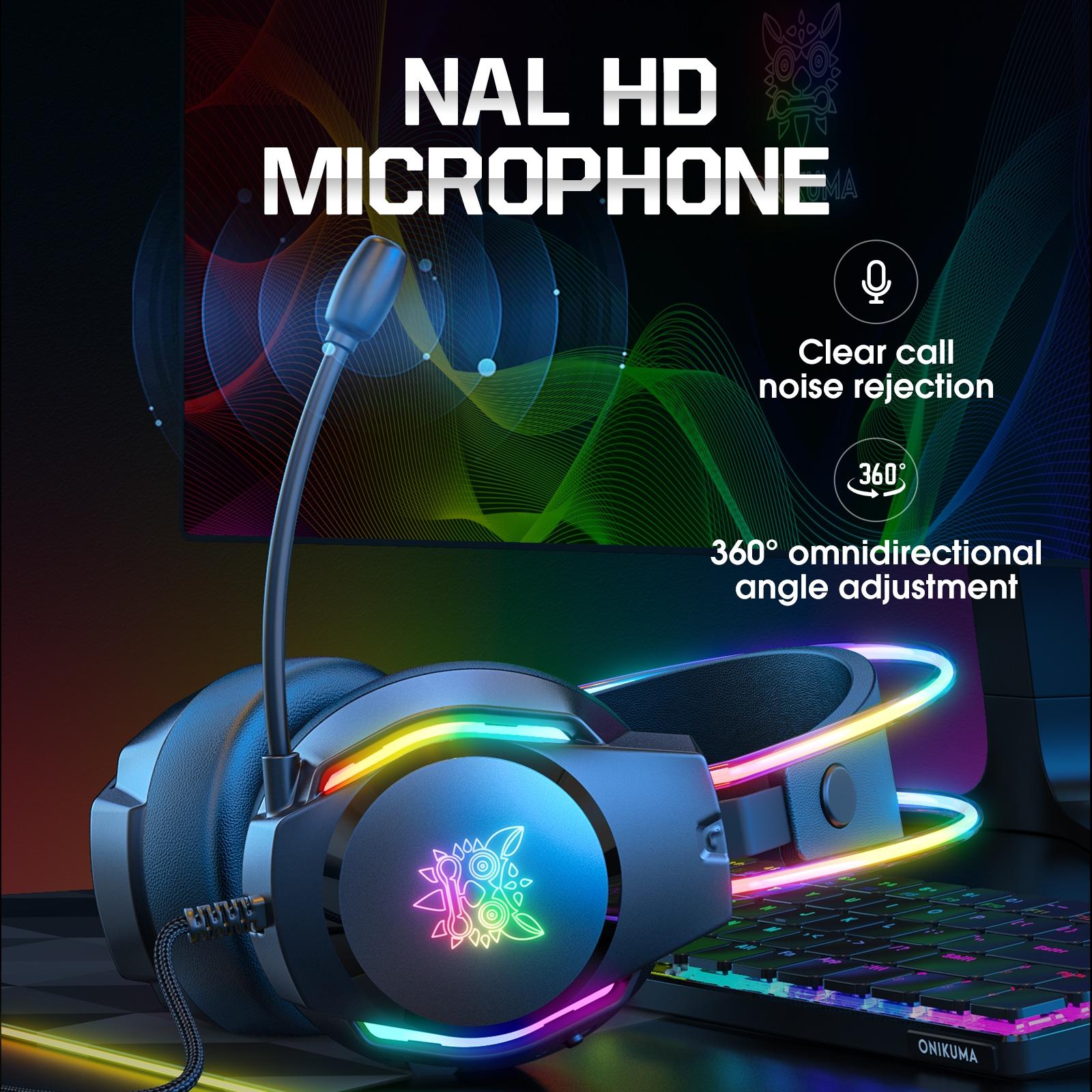 Rgb Wired Gaming Headset With Usb+3.5Mm - Black 11