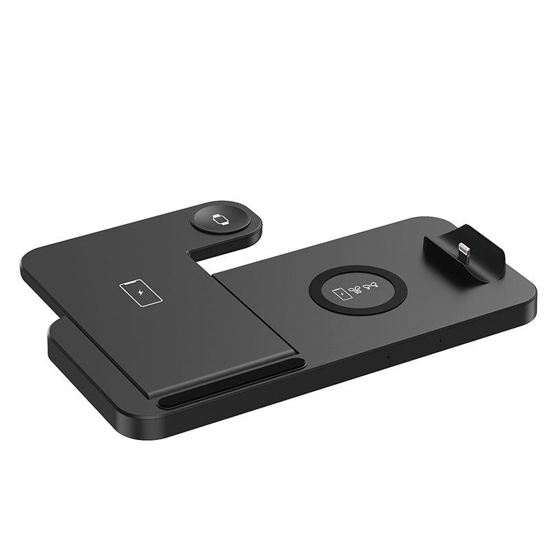 Foldable 4 In 1 Wireless Charger For Mobile Devices - White 5