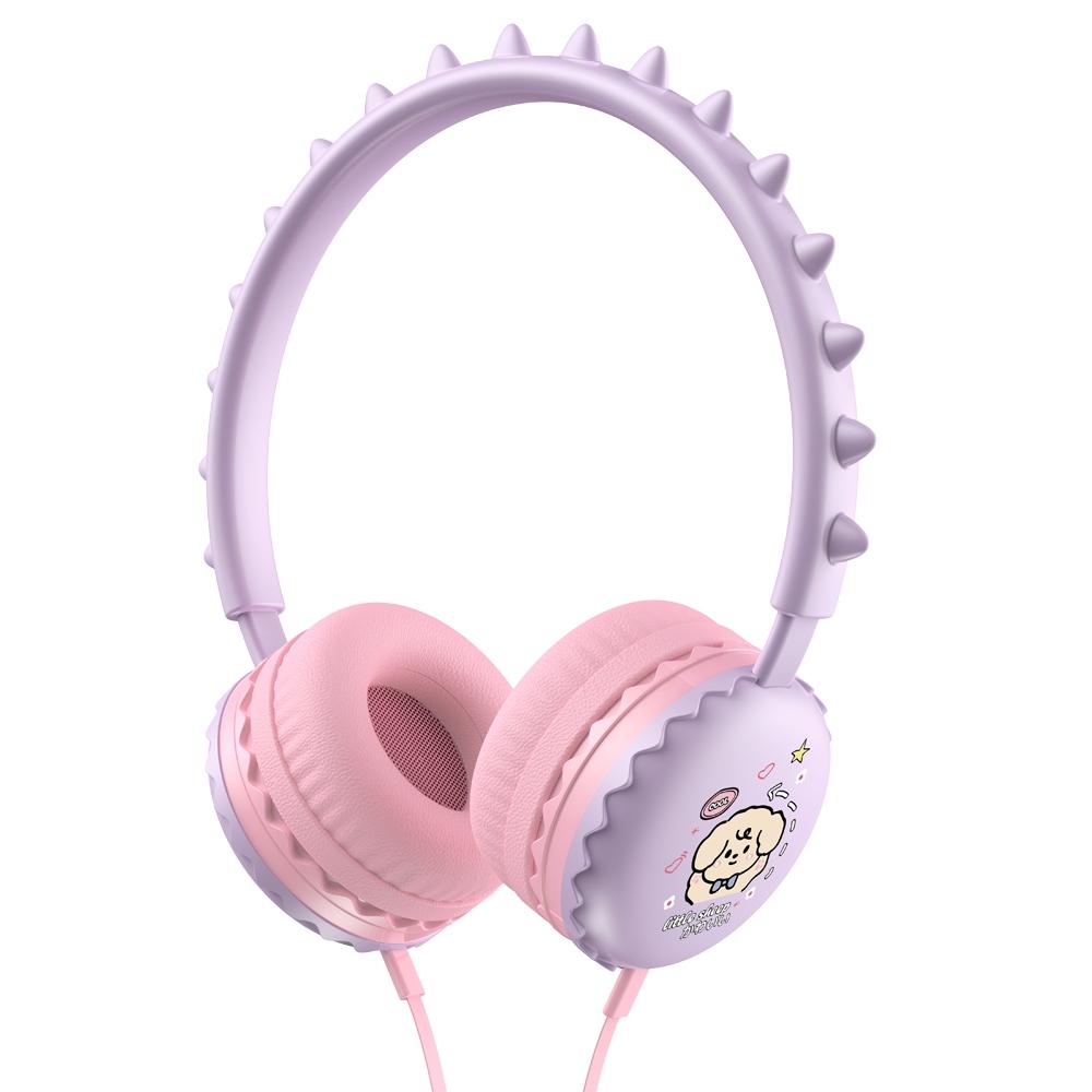 Cartoon Stereo Headphones With Mic Y19 - Cute Dinosaur 14